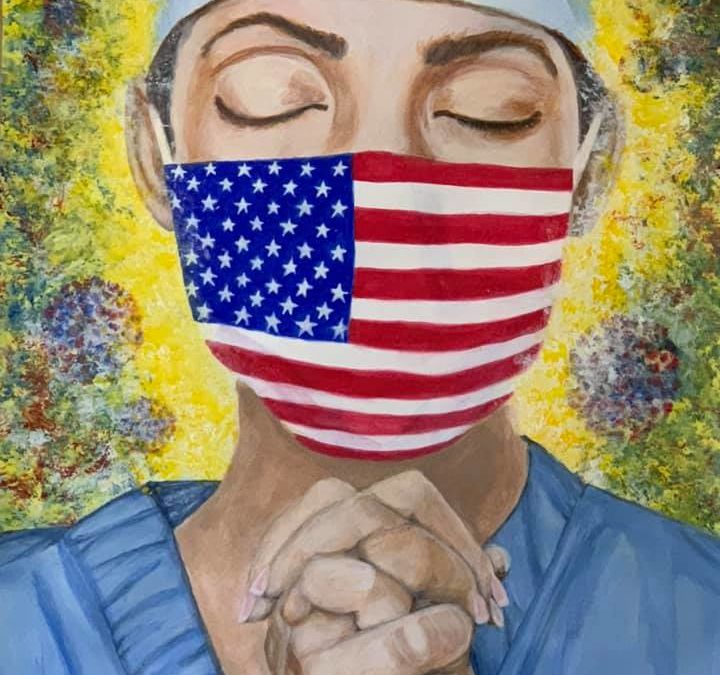 Work of art expresses gratitude for our heroes